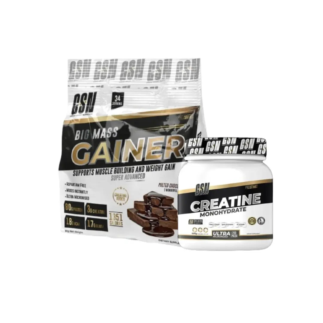 BIG MASS GAINER | 6KG GSN + CREATINE 500 G GSN