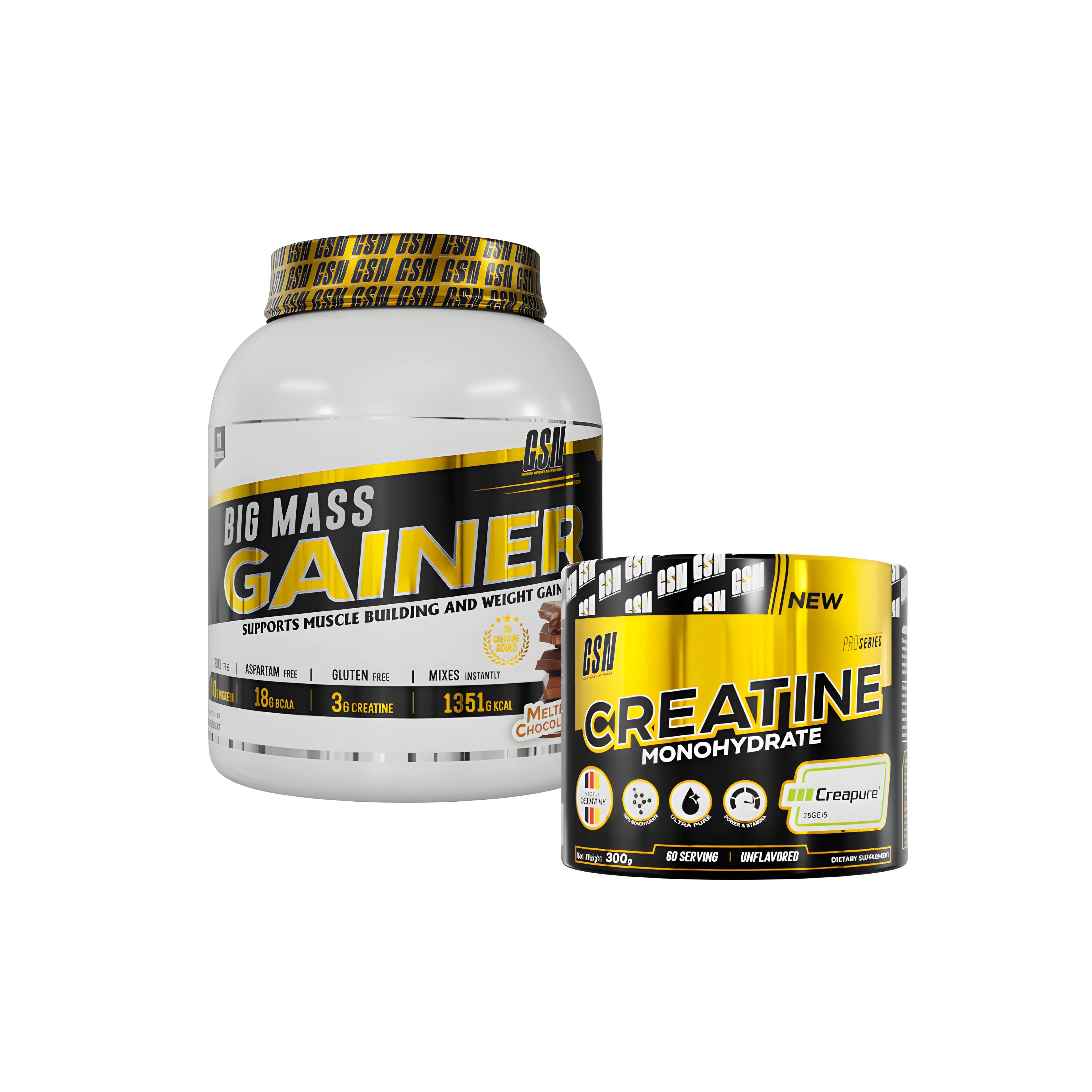 Big Mass Gainer 1 Kg Gsn + Creapure 300 G Gsn