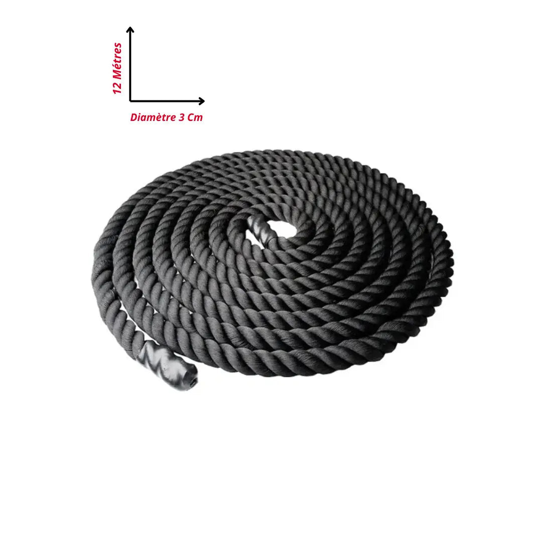 Corde CrossFit Ondulatoire – 9 mètres | Diamètre 3 cm