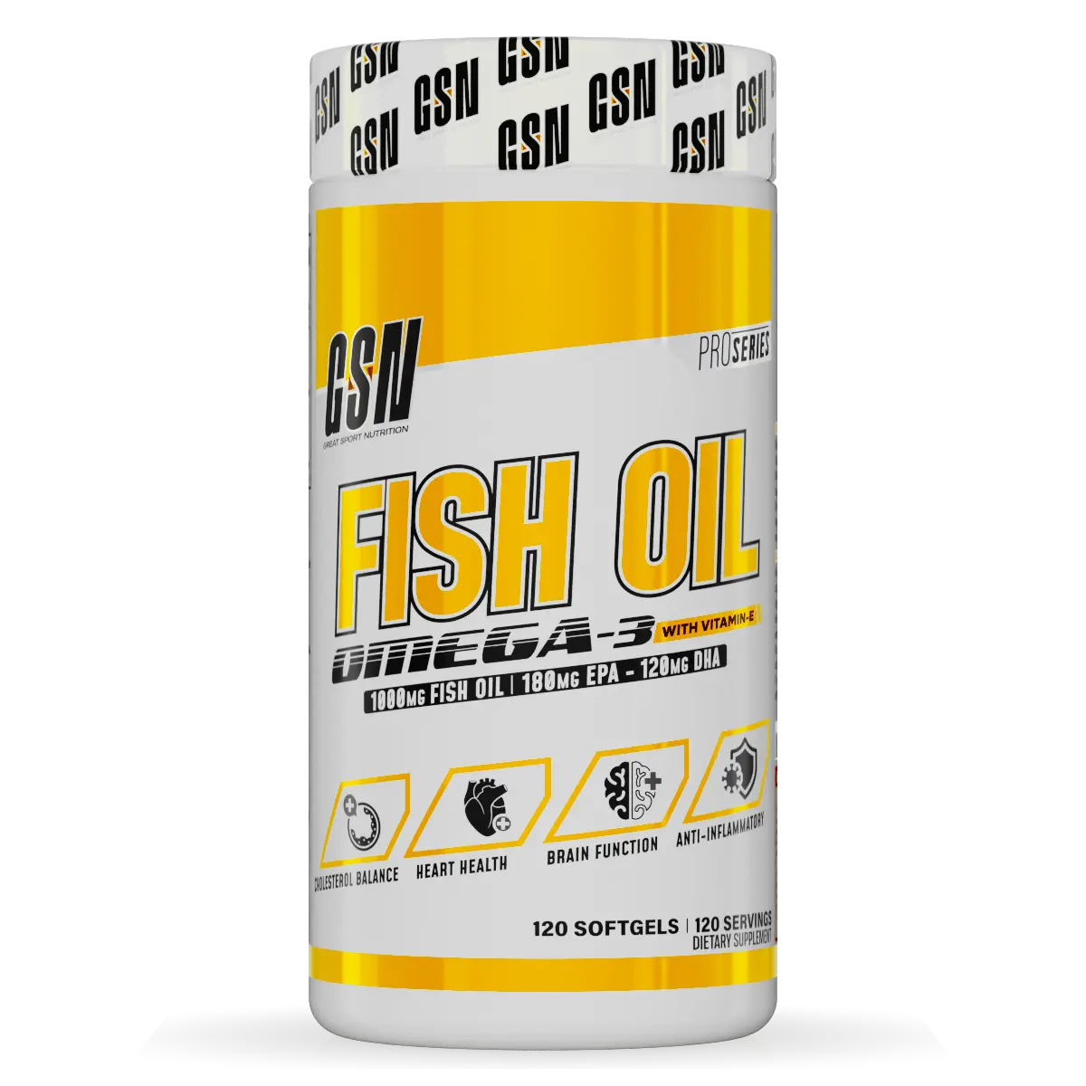 GSN Fish Oil Omega 3 – 120 Softgels