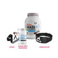 Iron Mass 3 Kg chocolat+ Monohydrate Creatine 500 G + Ceinture En Cuir + 2 Straps