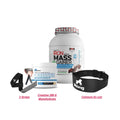 Iron Mass Gainer 3 Kg + Monohydrate Creatine 200 G + Ceinture En Cuir + Straps