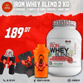 Iron Whey 2 Kg IronLabs+hand grip+shaker+gants