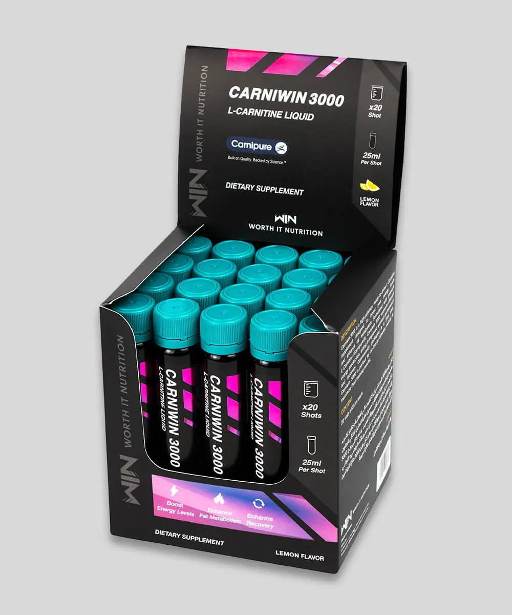 L-Carnitine Carnipure - Worth It Nutrition | 20 Shots Tunisie CarniWIN 3000