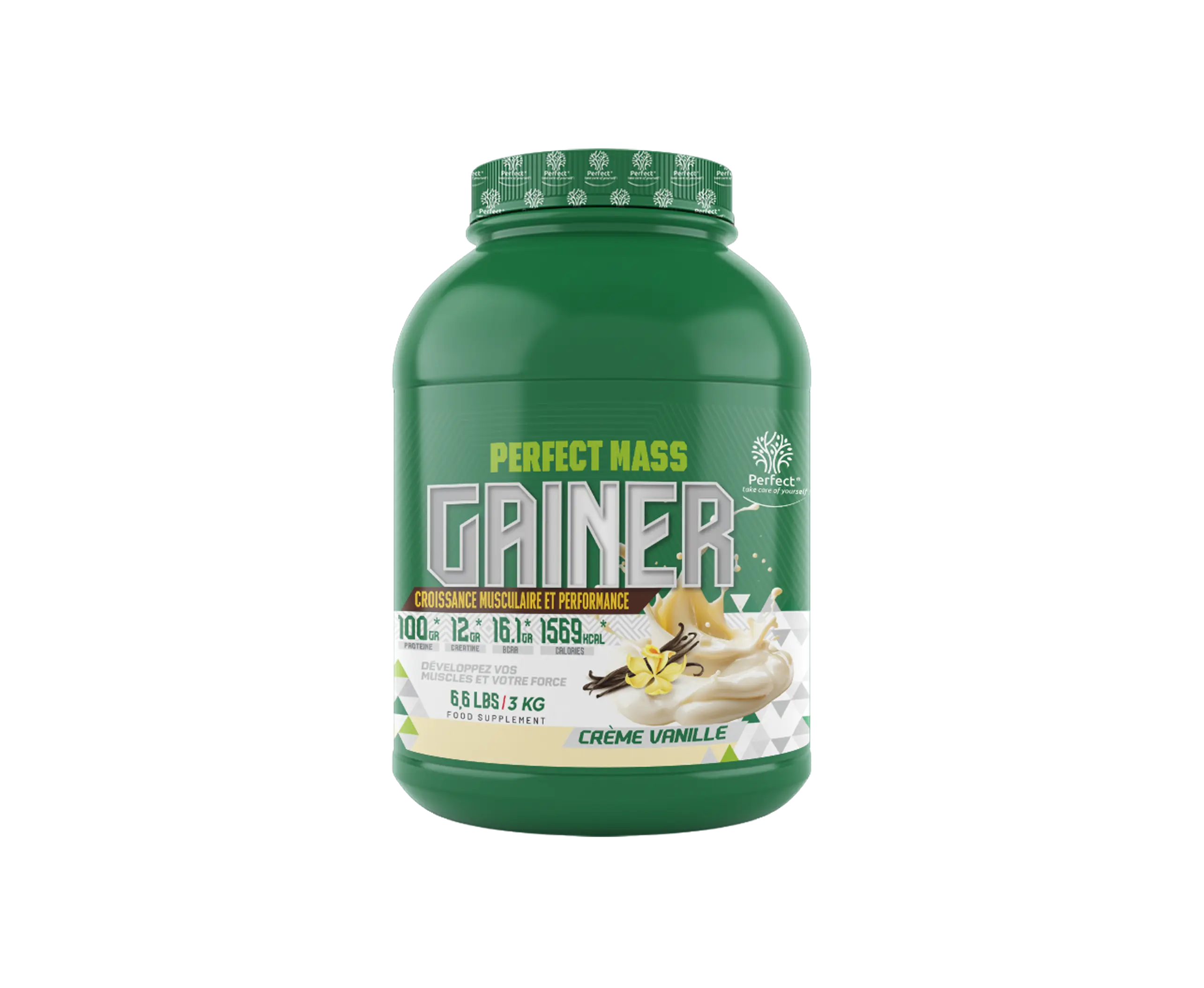 Mass Gainer 3 Kg Perfect Nutrition Vanille Tunisie