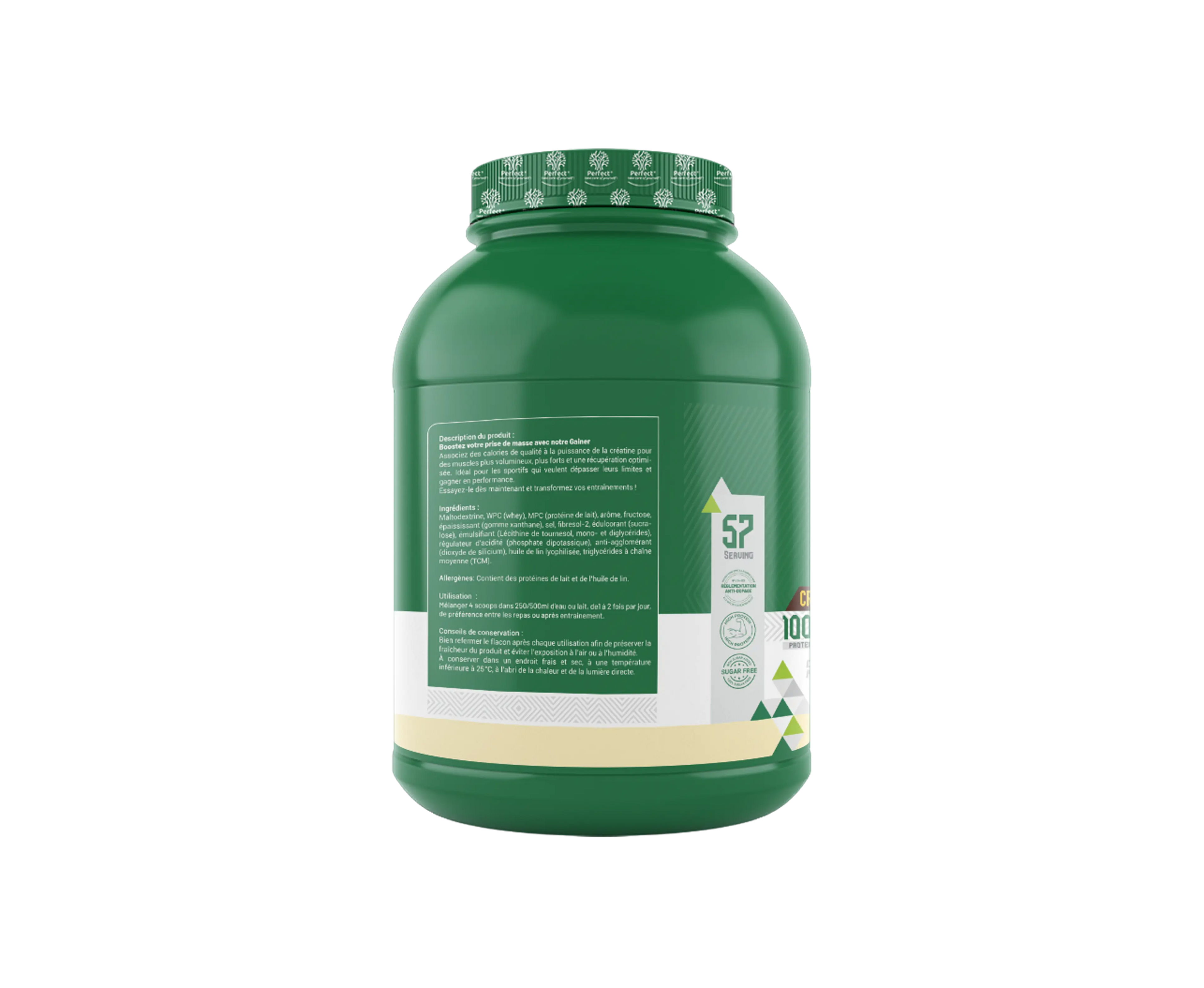Mass Gainer 3 Kg Perfect Nutrition Vanille Tunisie