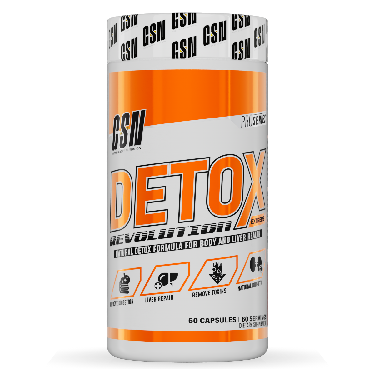 Great Sport Nutrition Detox Revolution Complément Détox au Chardon-Marie