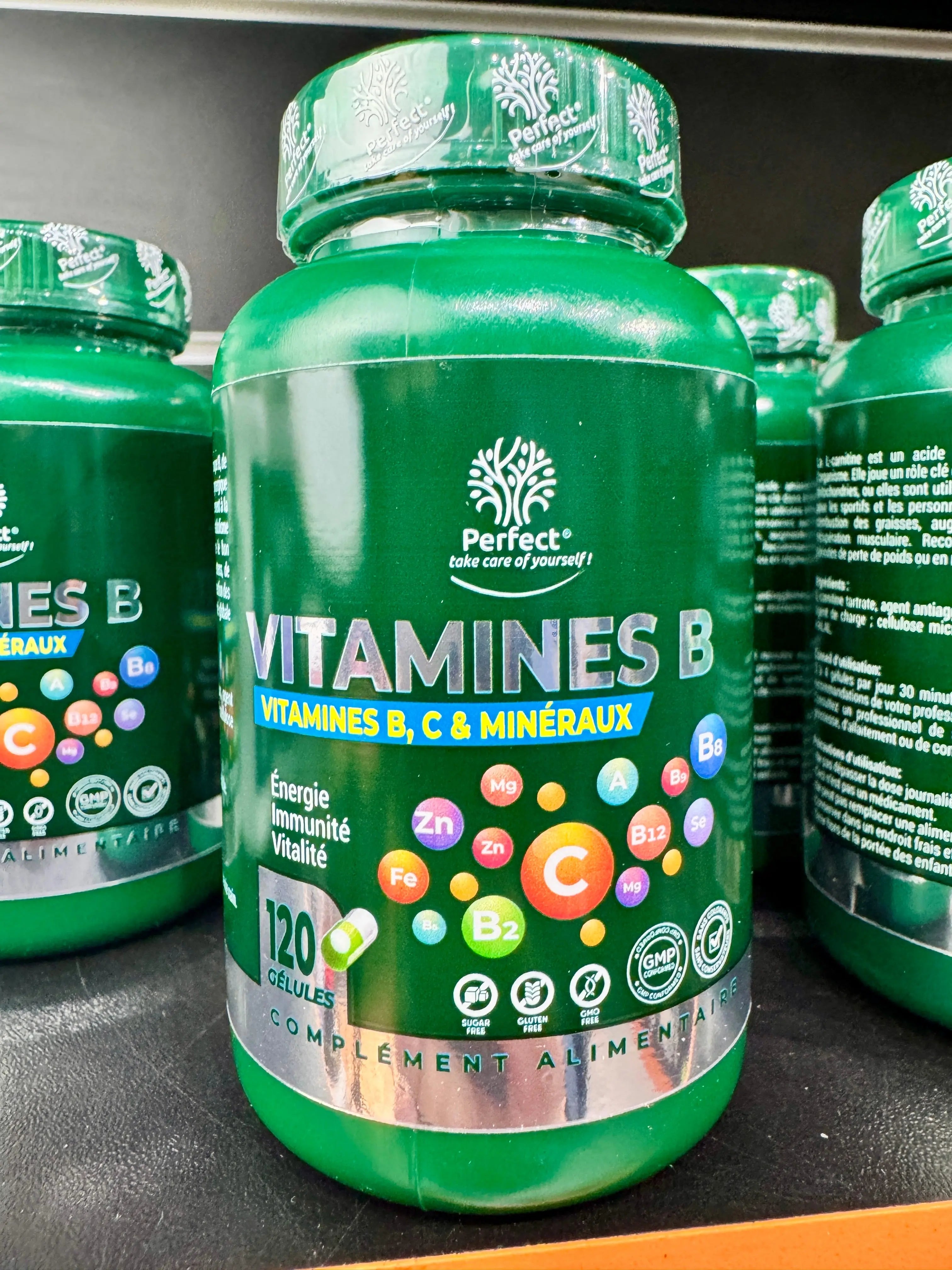 Vitamine B 120 Gélules Tunisie Perfect Nutrition
