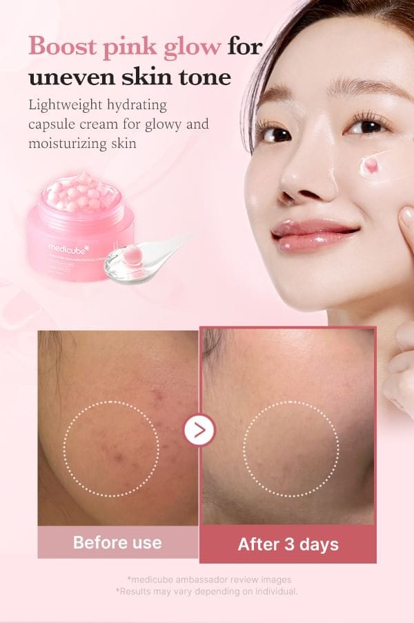 Medicube PDRN Pink Collagen Capsule Cream – Crème Anti-Âge Raffermissante