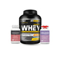 Pack Whey 1,8 kg Impact +ashwangha herbz 60 cap +collgen herbz 60 cap