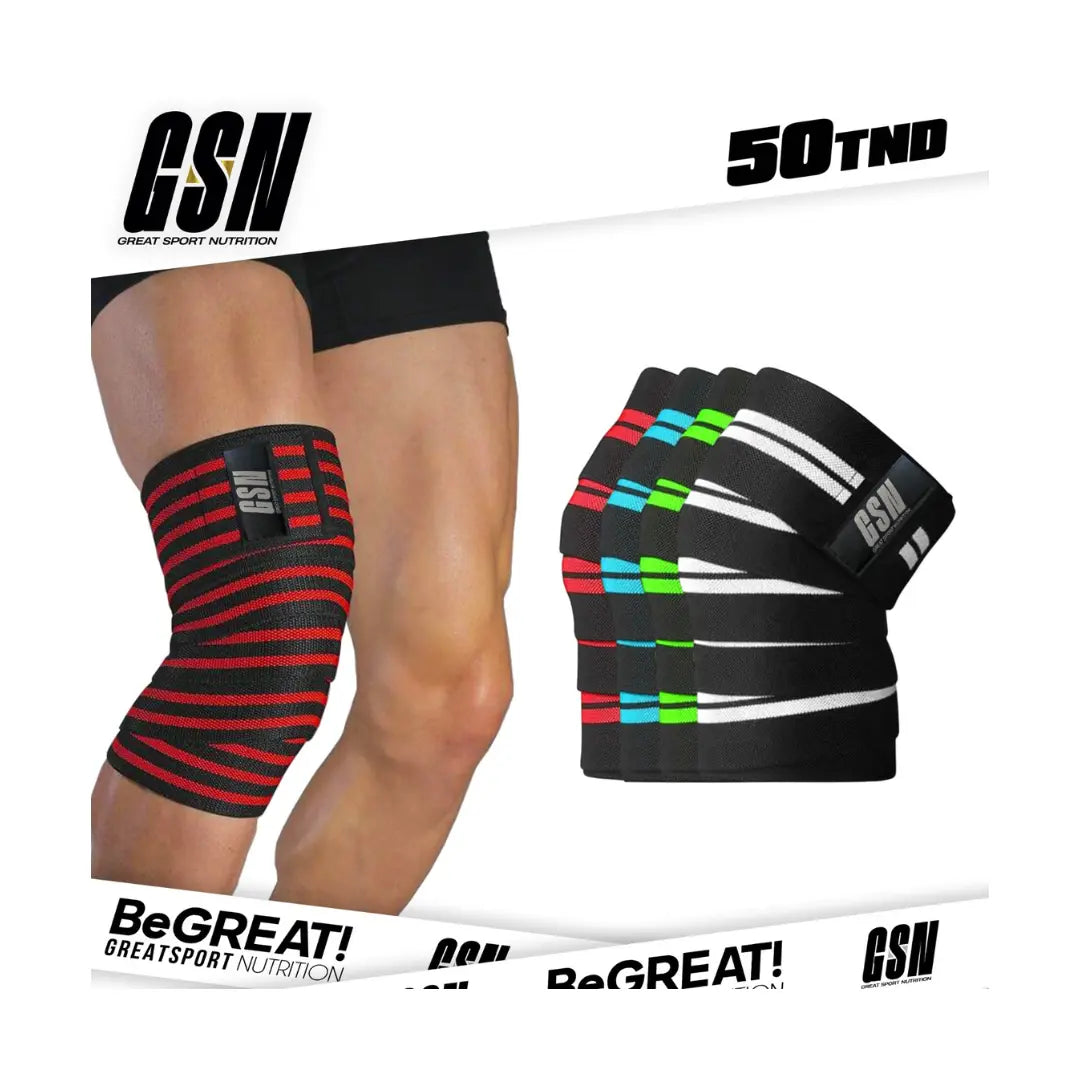 Bandes genoux Knee Wraps musculation
