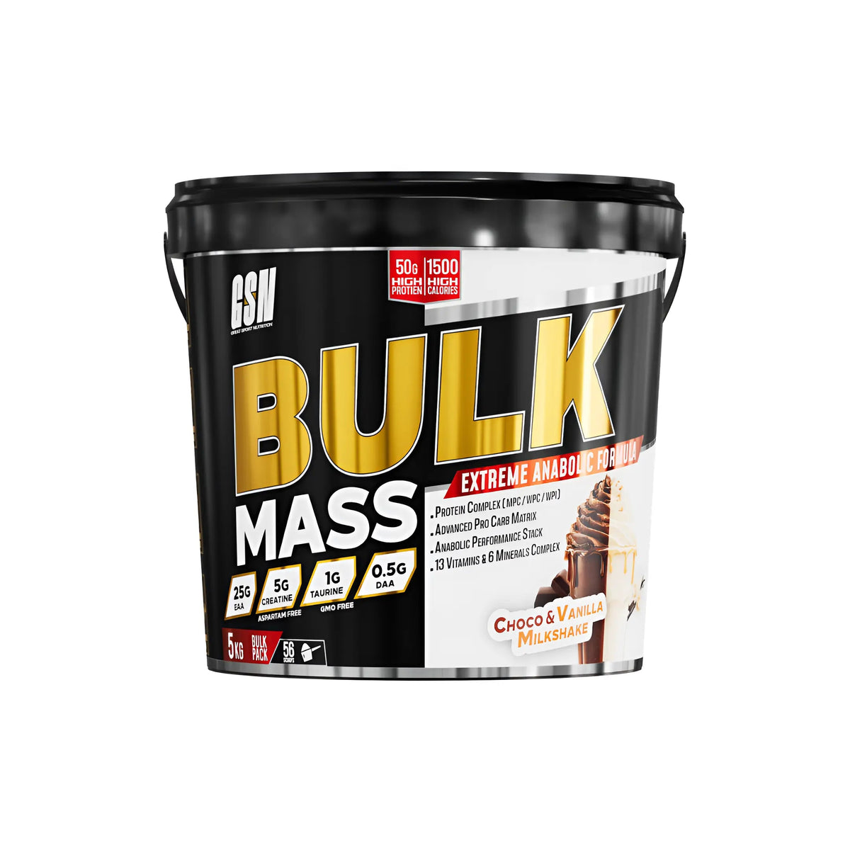 Bulk Mass Gainer 5kg prise de masse