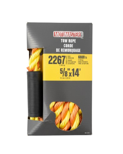 MotoMaster Corde de Remorquage Polypropylène 4,26 m 3084 kg