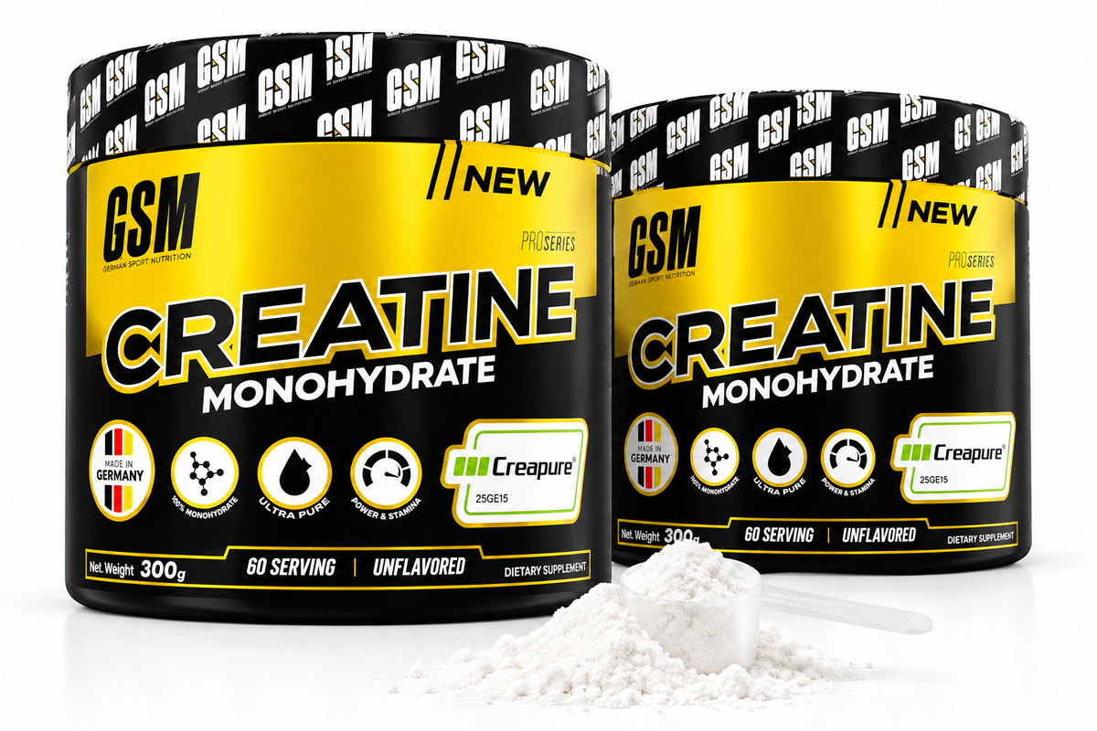 GSN Créatine Monohydrate Creapure® 300g – 60 doses | Prix Tunisie