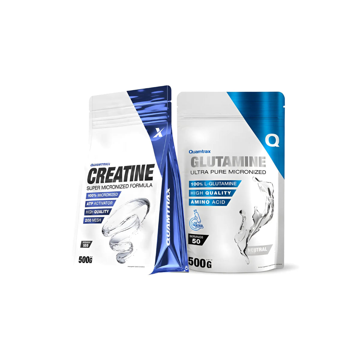 Créatine et glutamine Quamtrax 500g