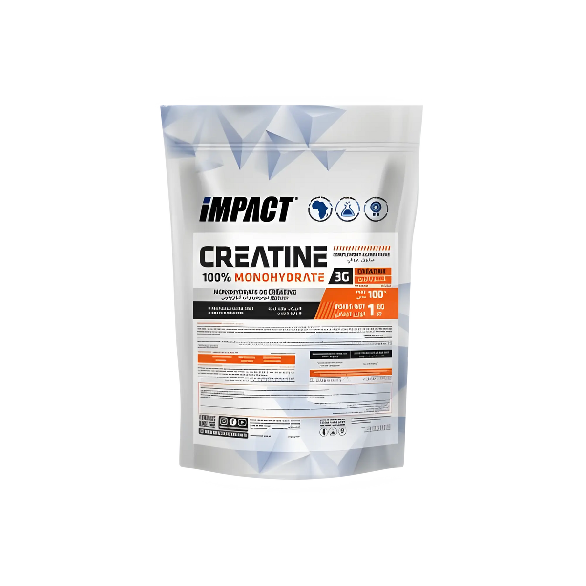 Créatine monohydrate 1kg 333 doses