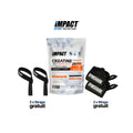Créatine Monohydrate 1kg avec Straps et Serre-poignets