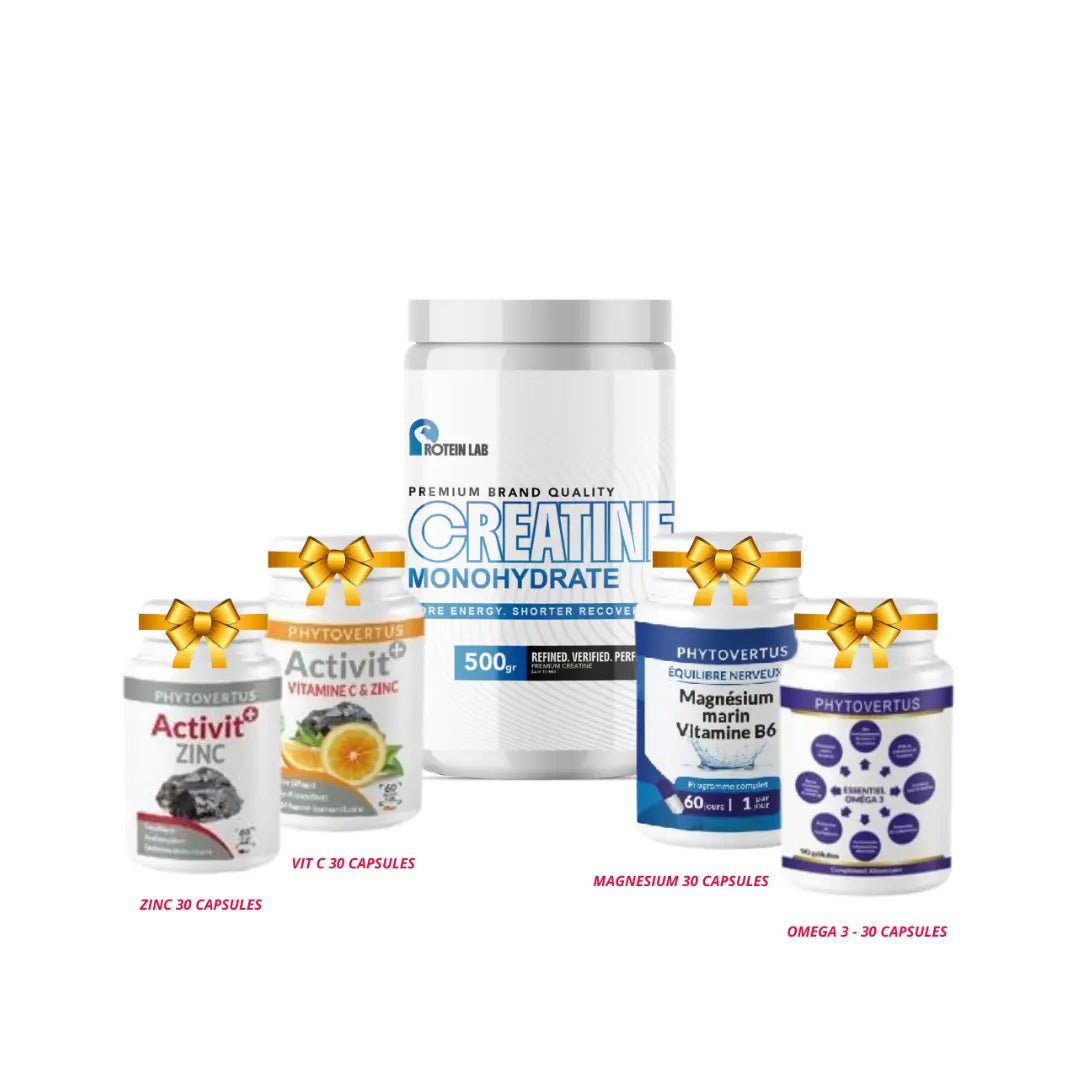 Créatine monohydrate 500g poudre
