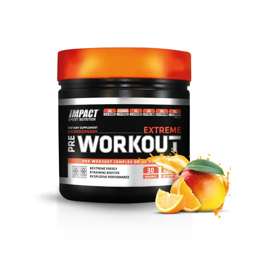 Extreme Pre-Workout 30 doses - vue arrière