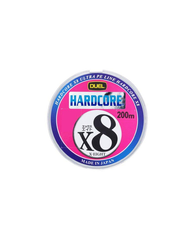 DUEL Hardcore X8 Ligne Tressée 8 Brins 200m 13lb