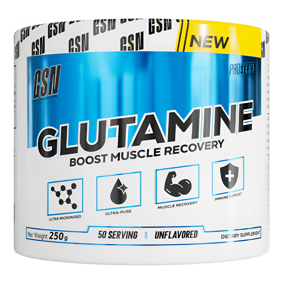 Glutamine 250g récupération musculaire
