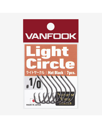 Hameçon Light Circle Vanfook Taille 4/0 Noir