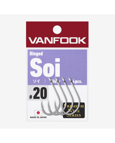 Hameçon Ringed Soi Silver Vanfook à Anneau Intégré