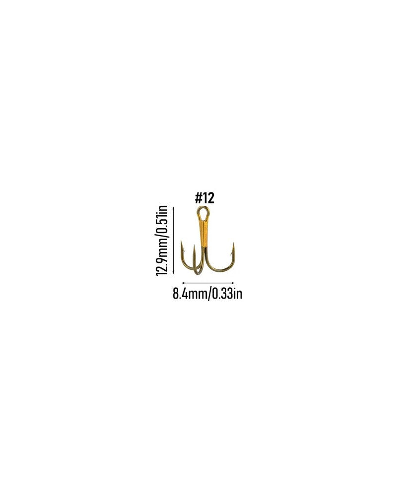 Hameçon Triple VMC Bronze N°12