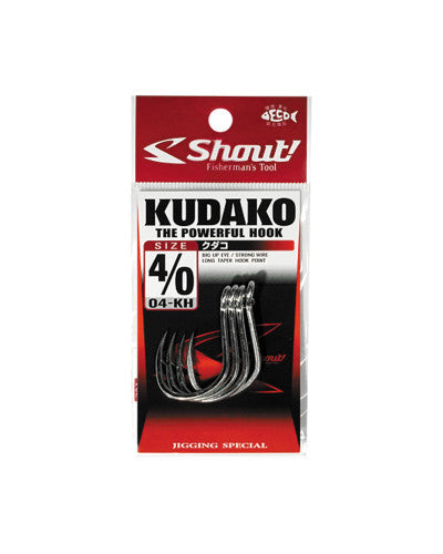 Hameçons Shout Kudako Jigging Argent