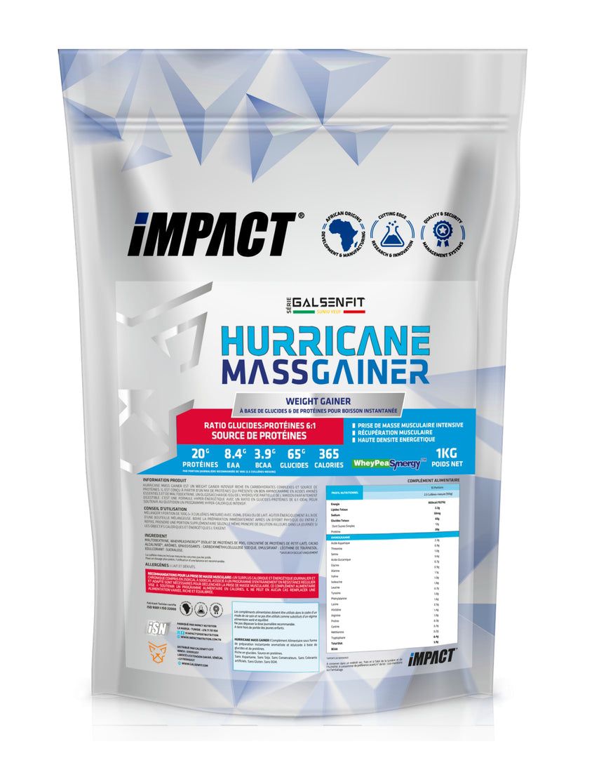 Hurricane Mass Gainer 3kg prise de masse