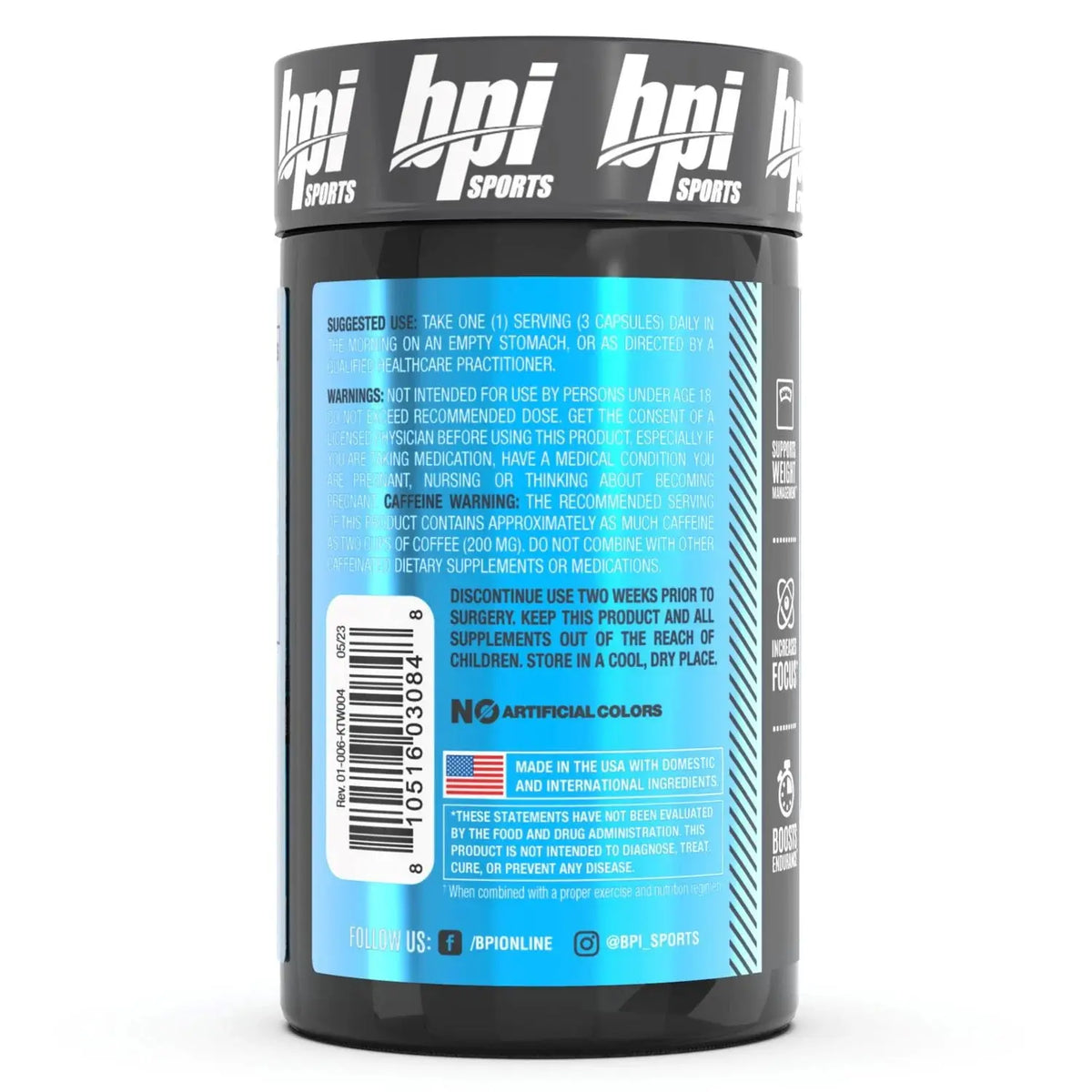 Keto Weight Loss BPI Sports composition