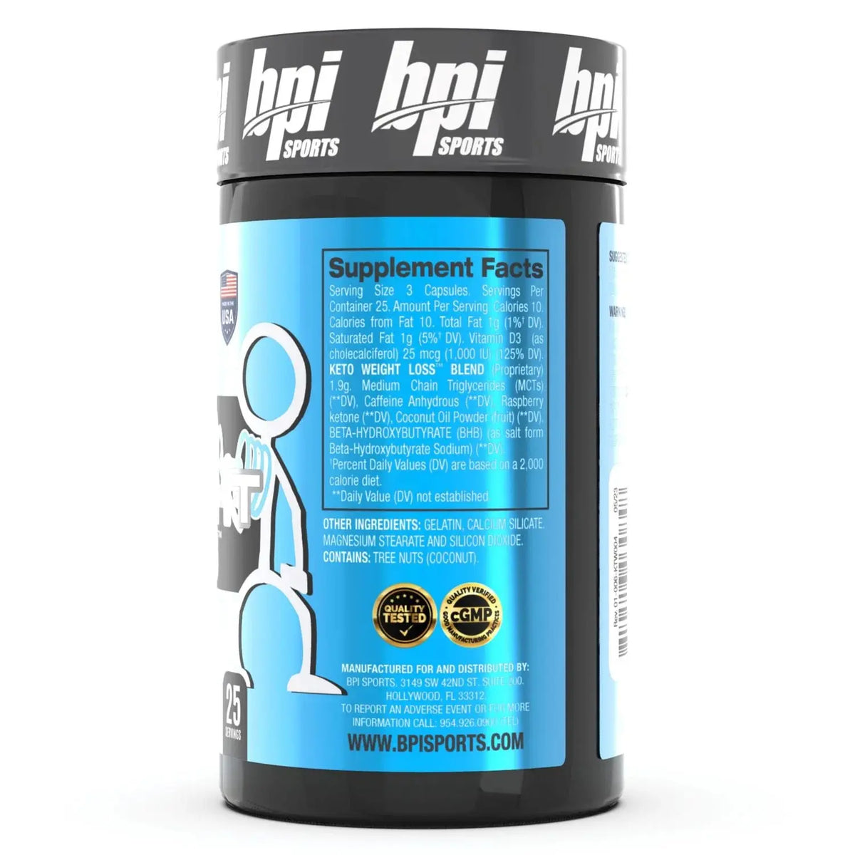 Keto Weight Loss BPI Sports détail