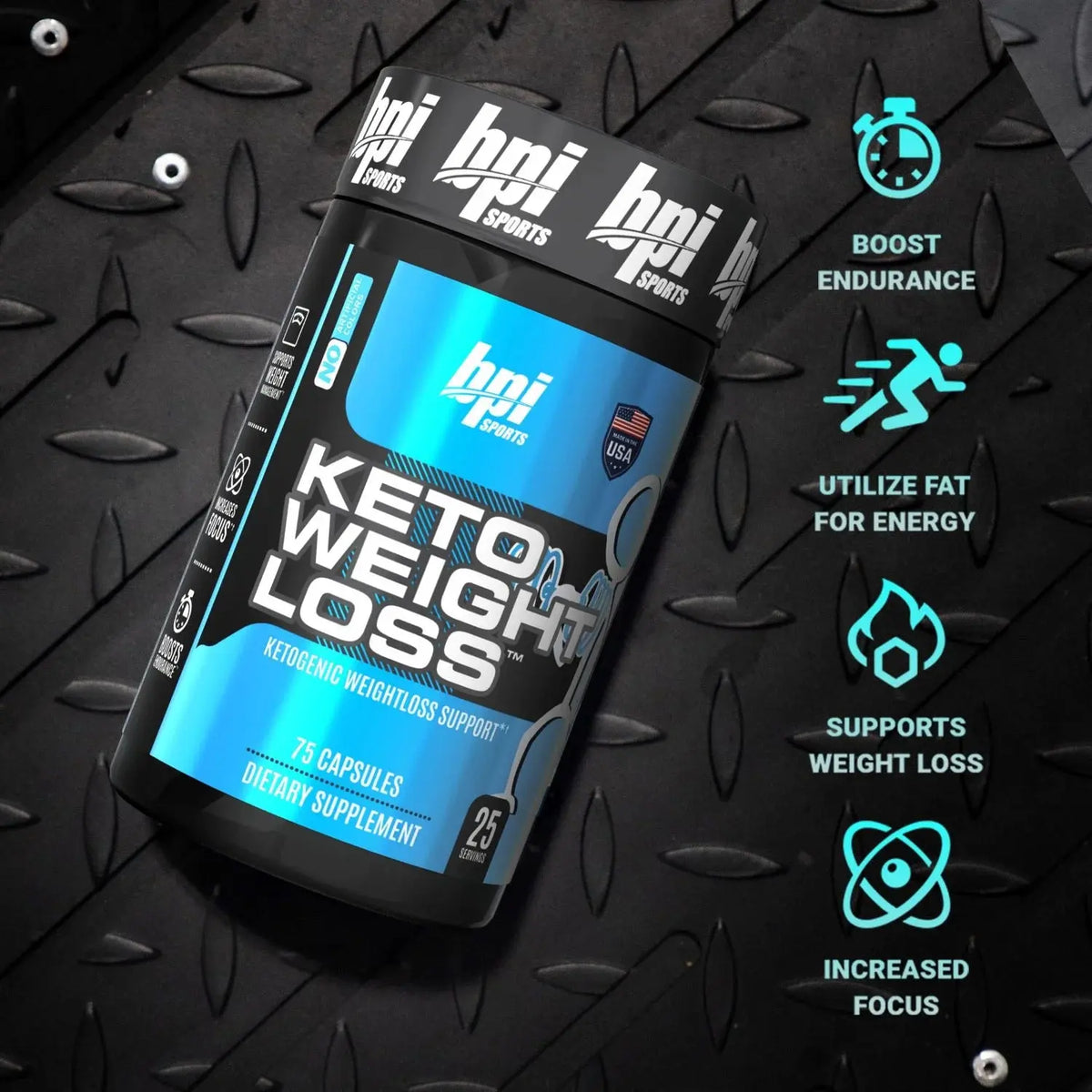 Keto Weight Loss BPI Sports vue latérale