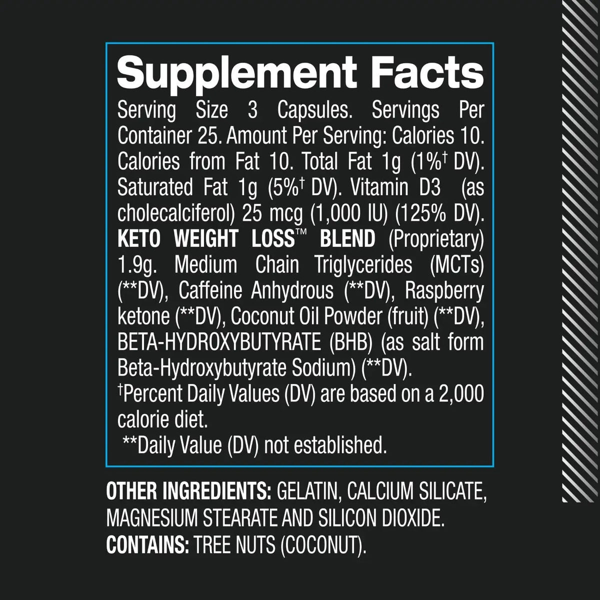 Keto Weight Loss BPI Sports supplément