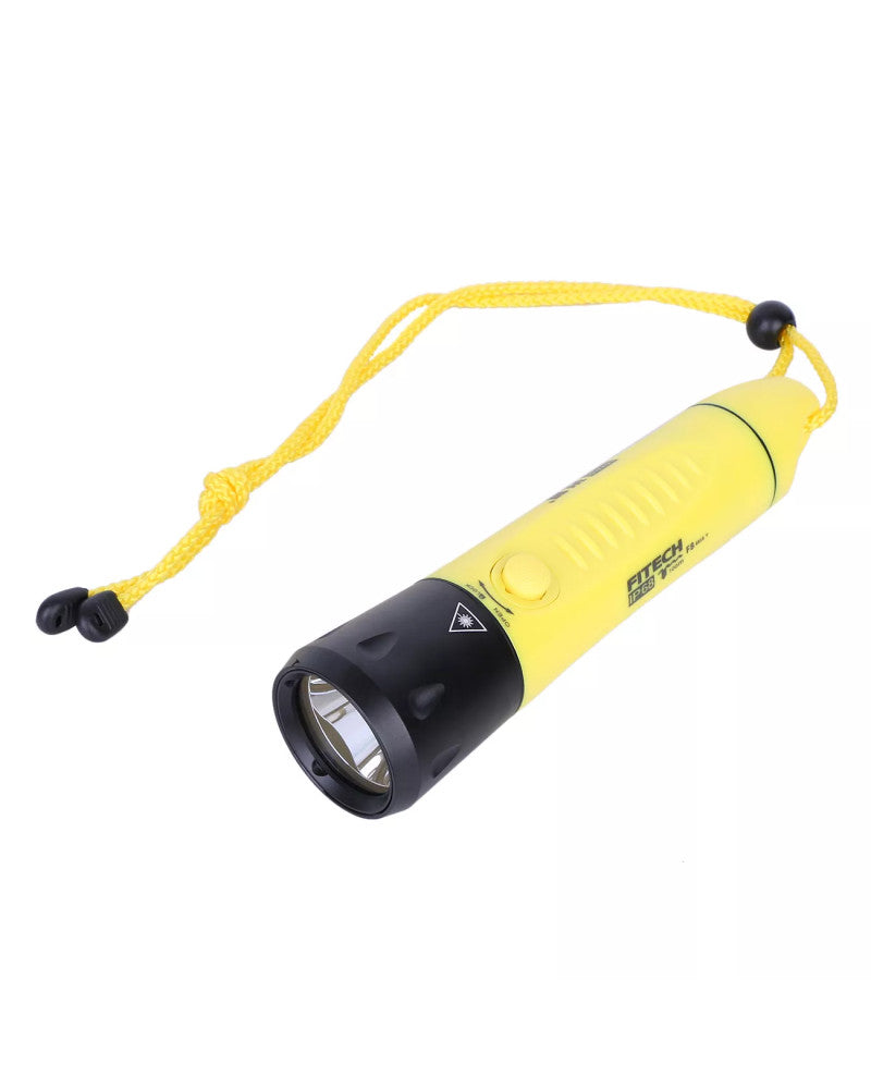 Fitech F8 Lampe De Plongée IP68 800 Lumens USB-C Rechargeable