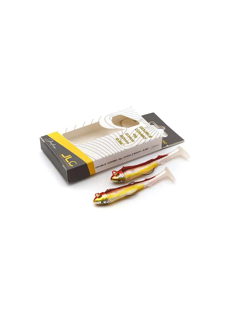 JLC Real Fish Doble Combo Leurre Souple 60mm 8g