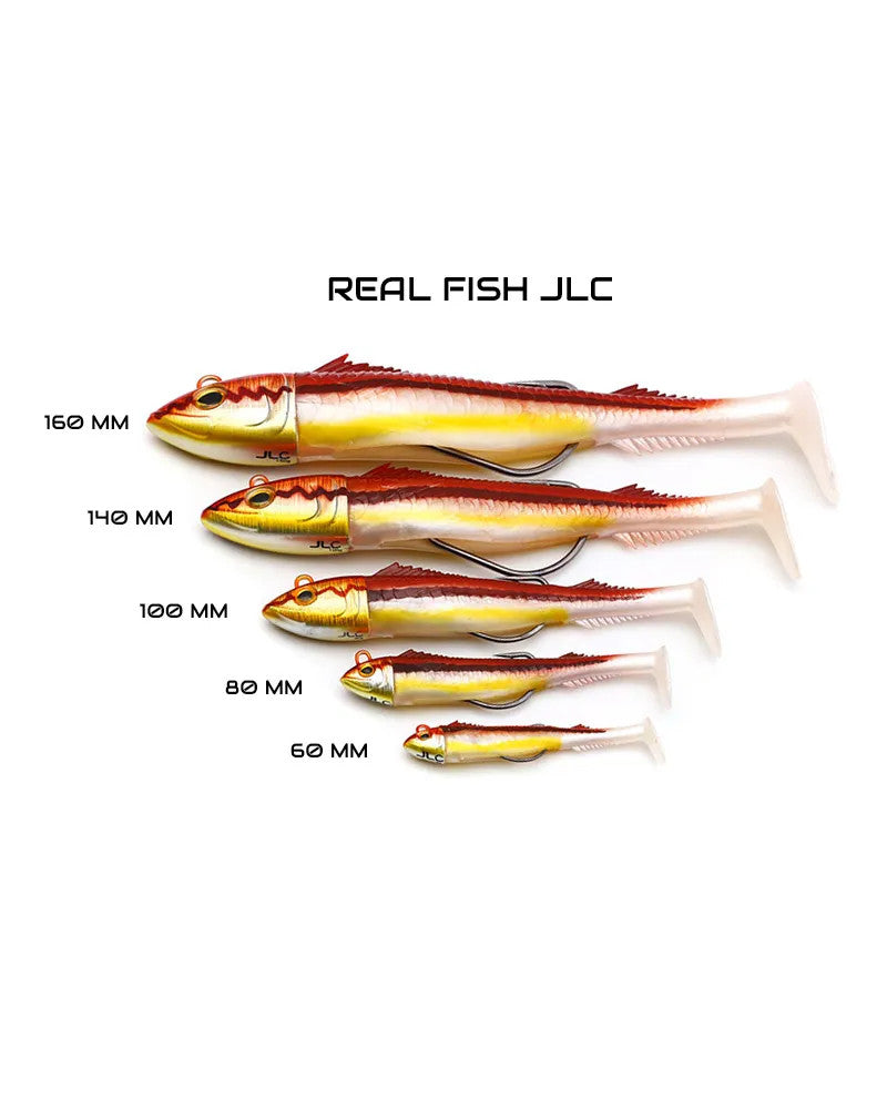 JLC Real Fish Doble Combo Leurre Souple 60mm 8g
