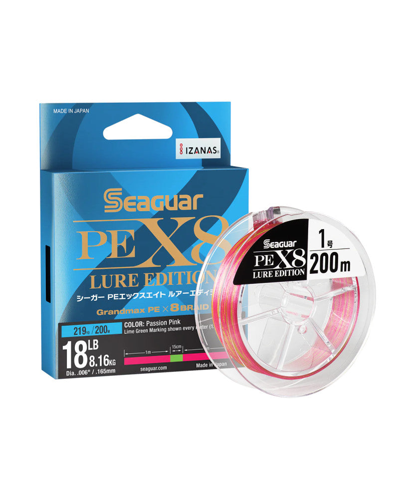 Seaguar PE X8 Lure Edition Tresse 150m #1/0.165mm Stealth Grey