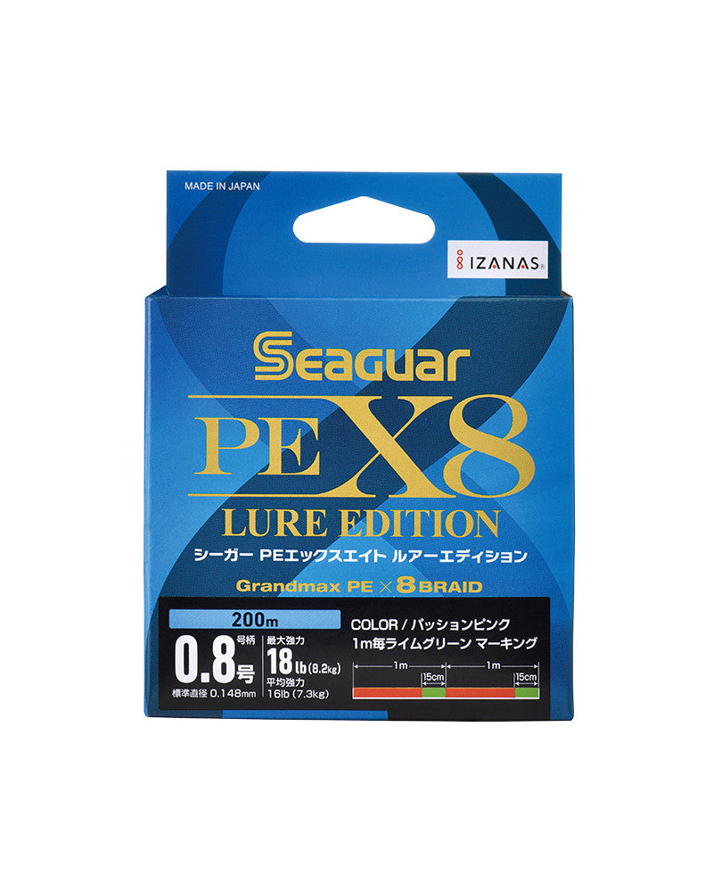 Seaguar PE X8 Lure Edition Tresse 150m #1/0.165mm Stealth Grey