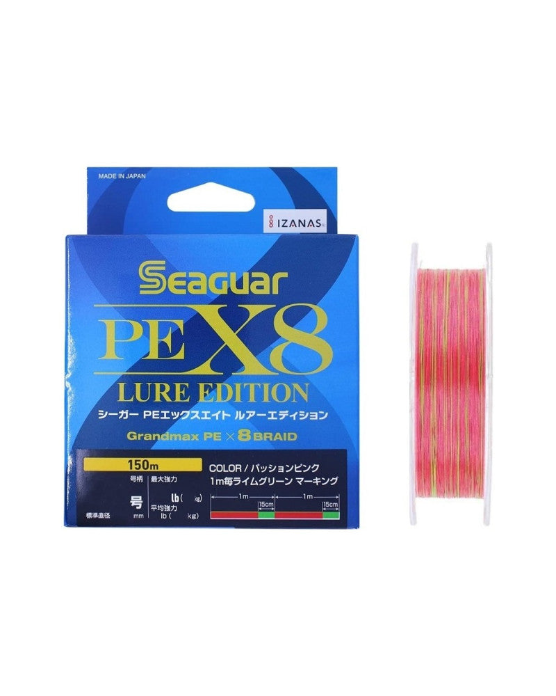 Seaguar PE X8 Lure Edition Tresse 150m #1/0.165mm Stealth Grey