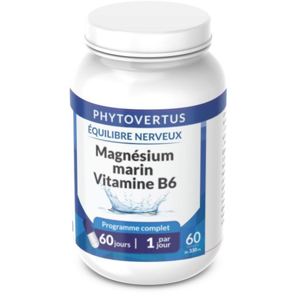 PHYTOVERTUS – Magnésium Marin & Vitamine B6 - Programme 30 jours