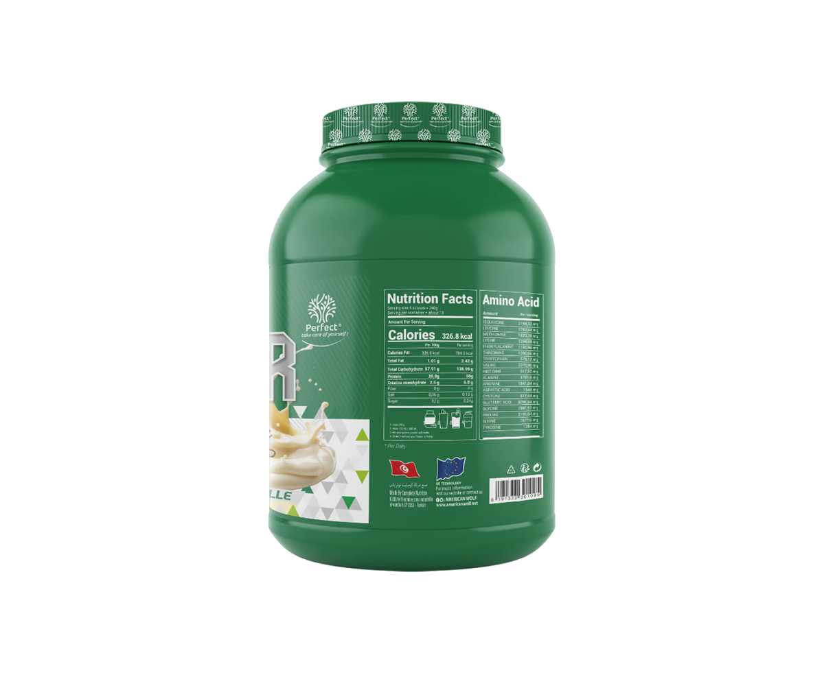 Mass Gainer 3kg vanille - vue arrière