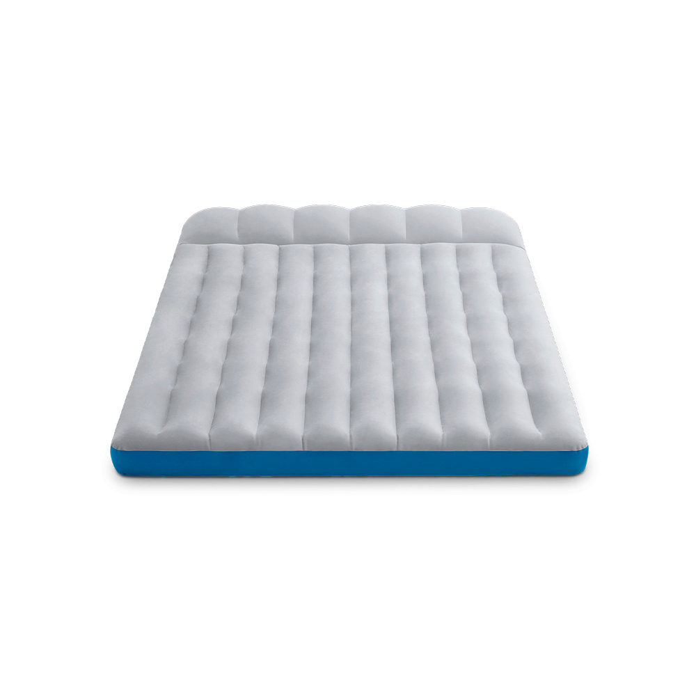 Matelas gonflable camping Intex 2 personnes détail surface