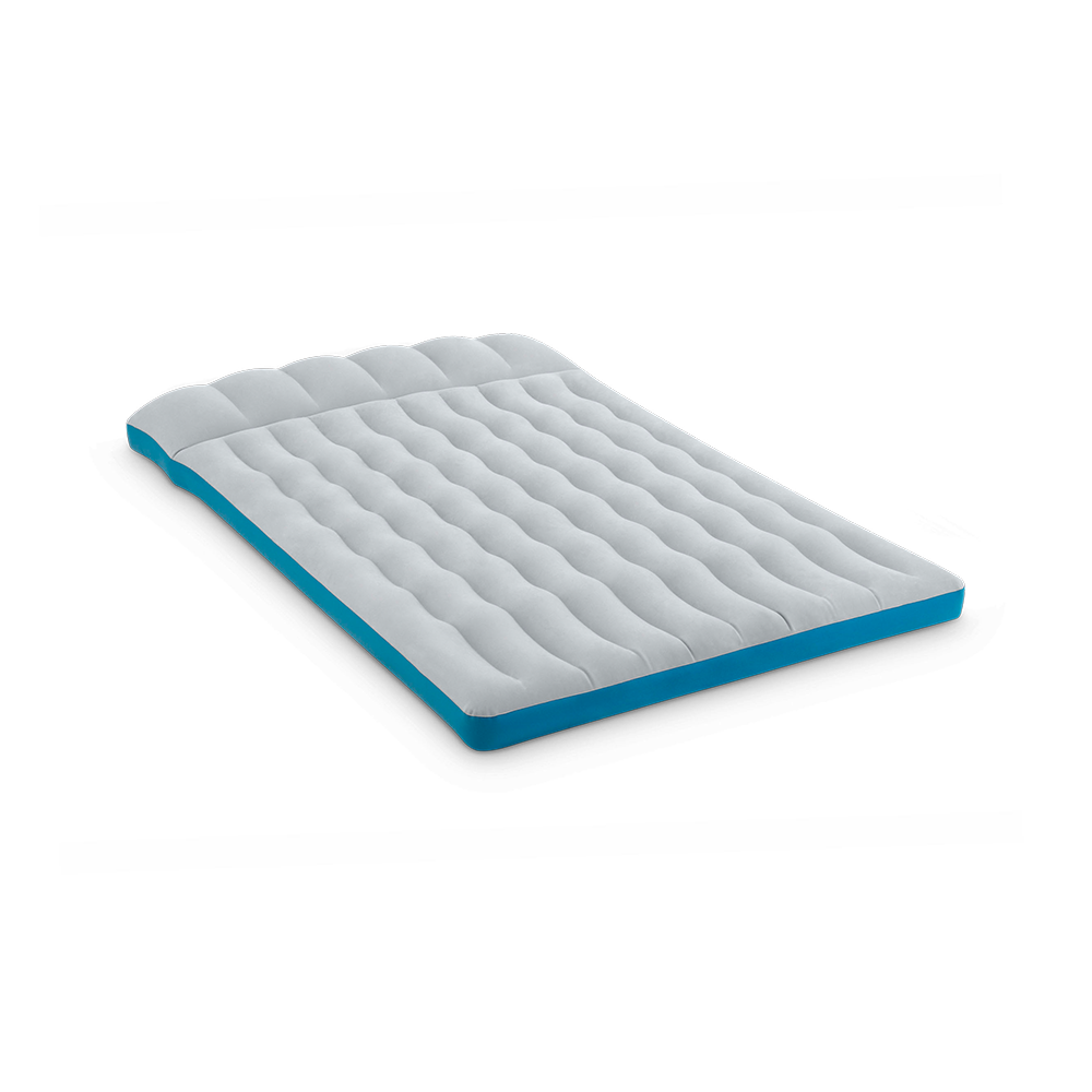 Matelas gonflable camping Intex 2 personnes vue latérale