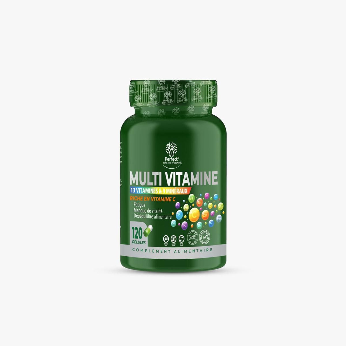 Multivitamines 120 gélules complément alimentaire