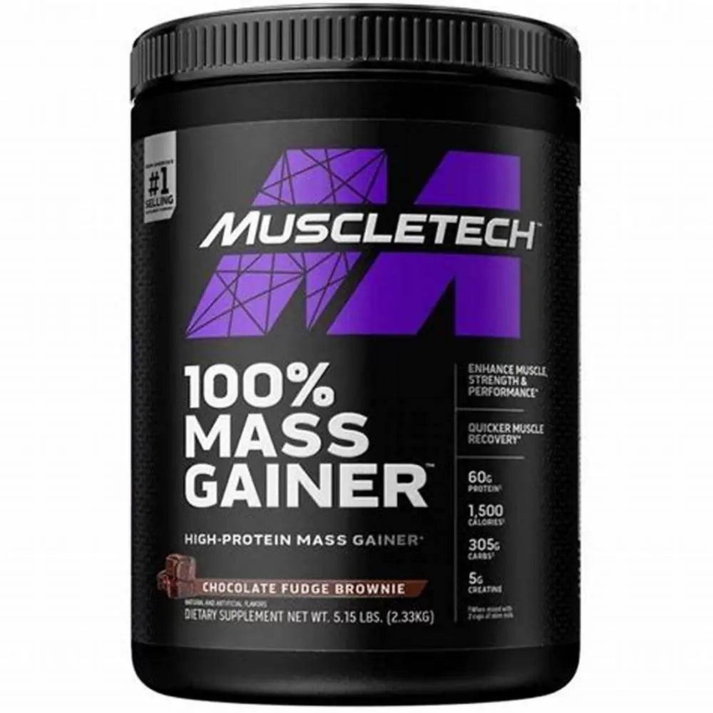 MuscleTech 100% Mass Gainer 2.33kg prise de masse