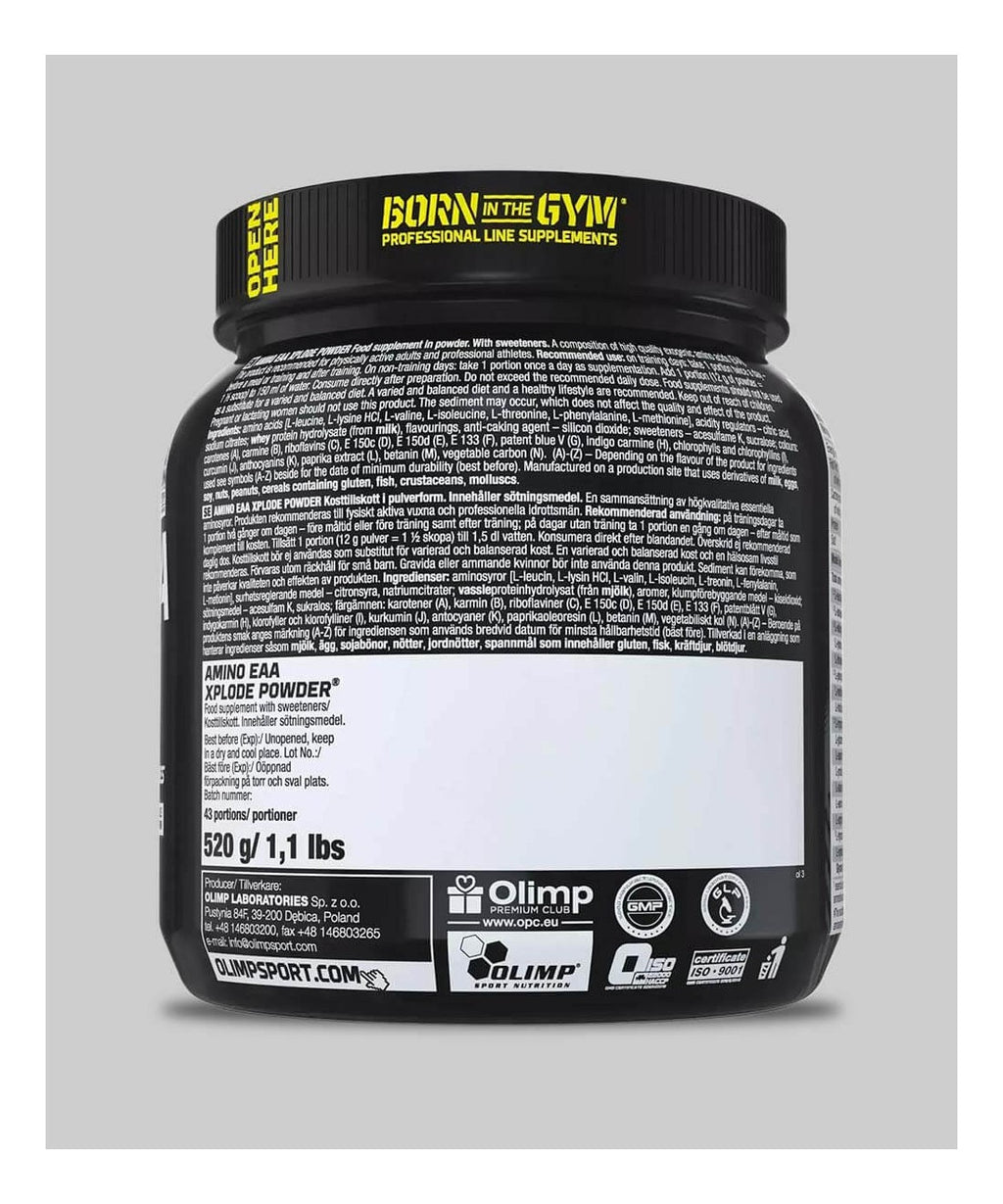 Olimp Amino EAA Xplode Powder 520g composition