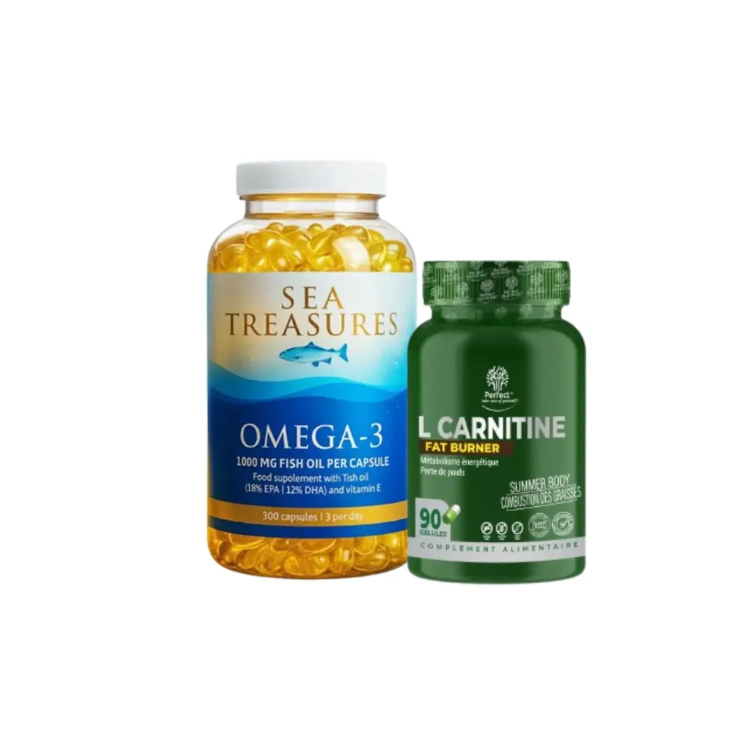 Pack Oméga 3 300 gélules et L-Carnitine 90 gélules