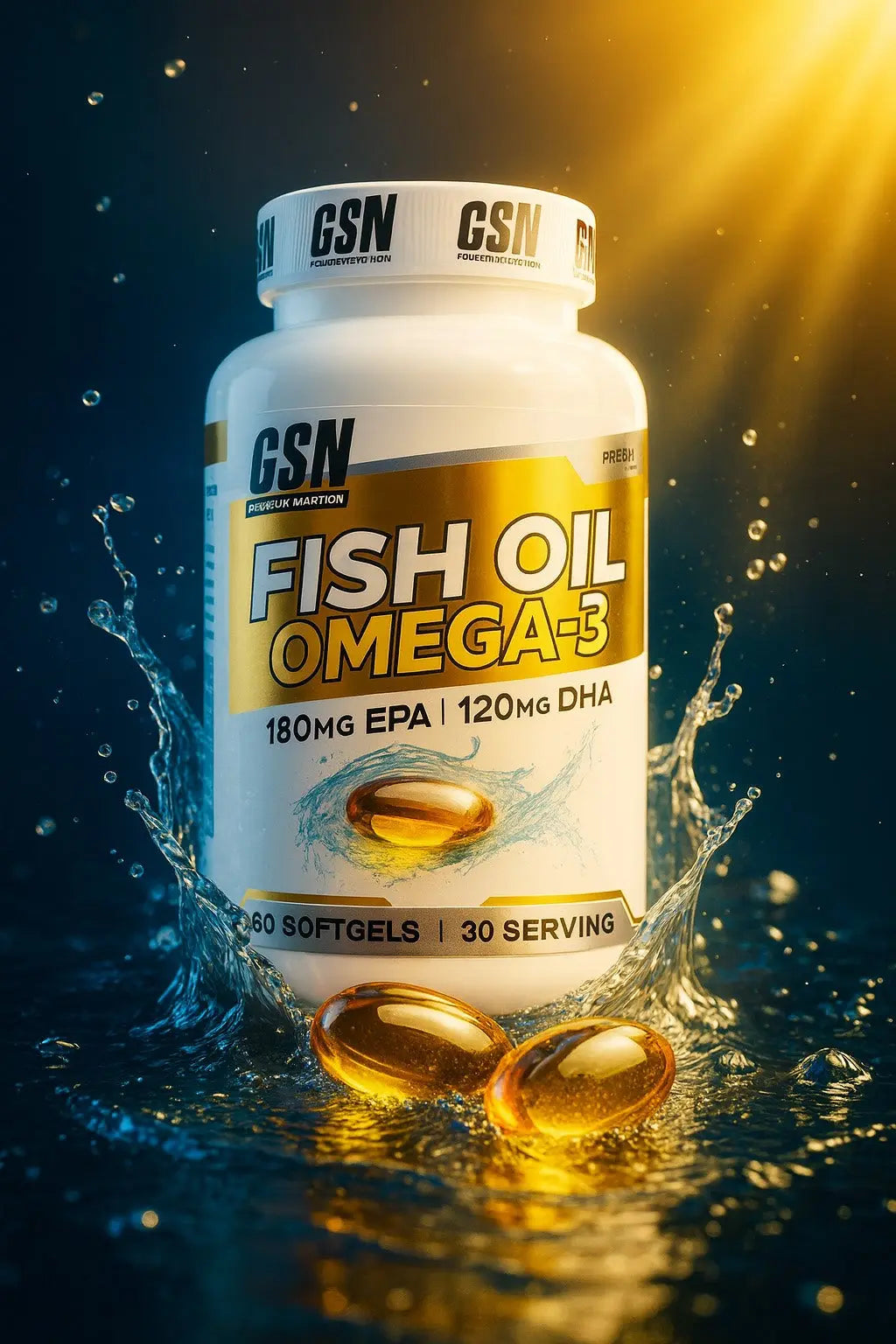 Omega 3 huile de poisson 30 capsules