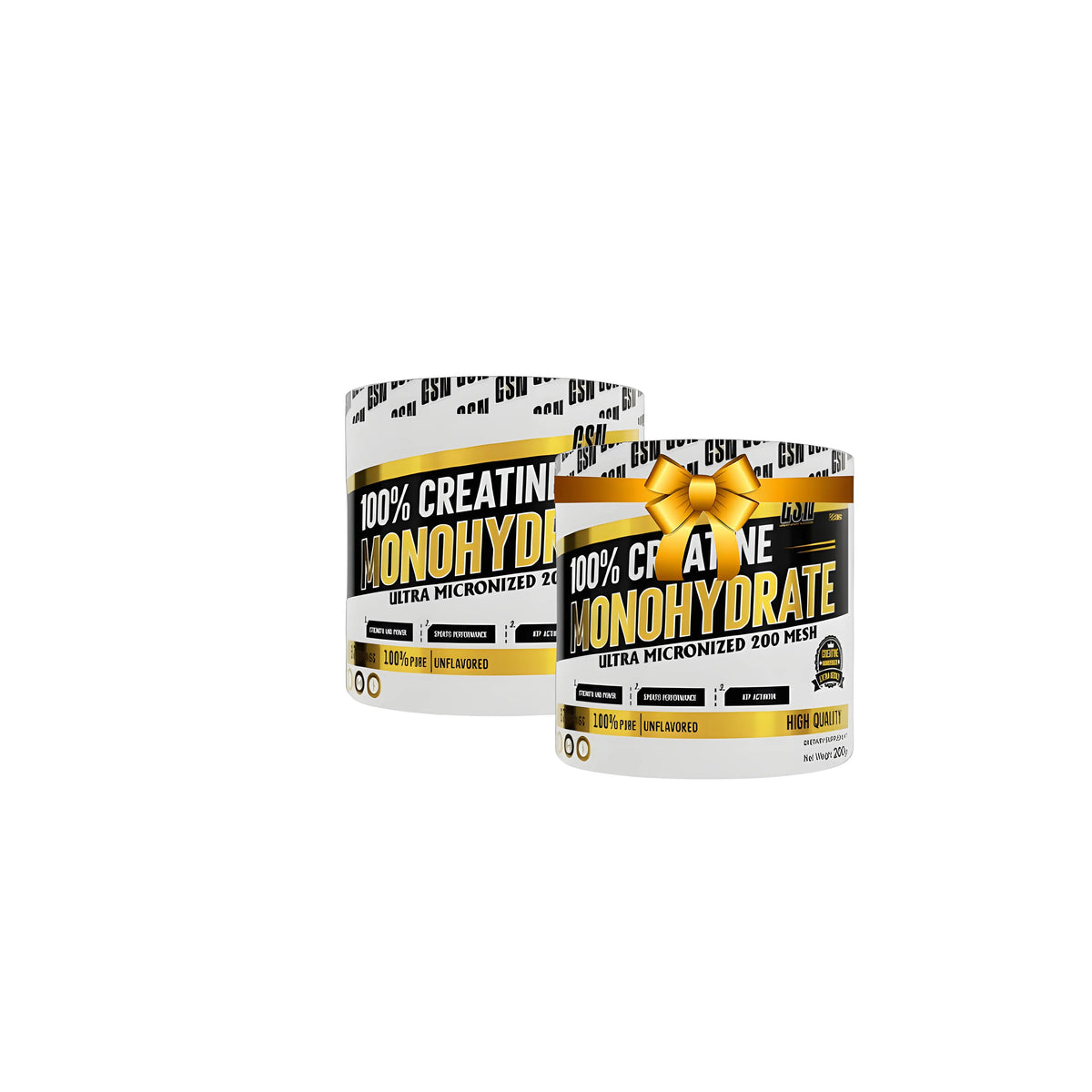 Pack 2x créatine monohydrate 200g